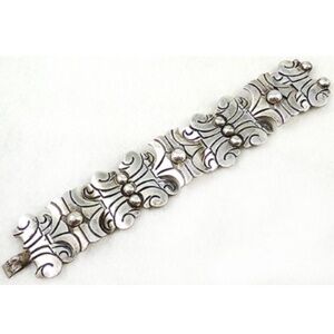 Serafin Moctezuma Mexican Sterling Bracelet